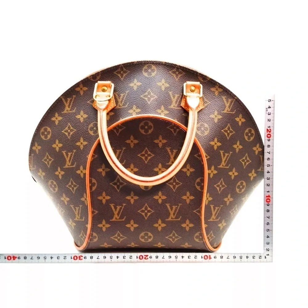 Louis Vuitton LV Hand Bag Ellipse MM Brown Monogram - Picture 3 of 8